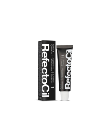 RefectoCil Eyelash and Eyebrow Tint №1 - Краска для бровей и ресниц Черная 15 мл