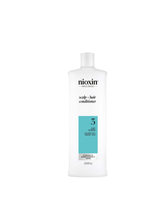 Nioxin System 3 Conditioner - Увлажняющий кондиционер для окрашенных волос с тенденцией к истончению