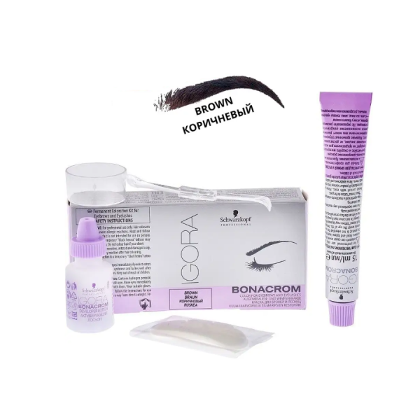 Schwarzkopf Igora Bonacrom - Комплект для окрашивания бровей и ресниц
