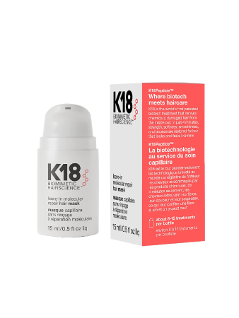 K18 Leave-In Molecular Repair Hair Mask - Несмываемая маска для молекулярного восстановления волос 15 мл