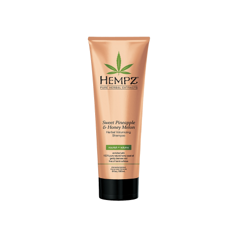 Hempz Sweet Pineapple & Honey Melon Volumizing Shampoo - Шампунь растительный Ананас и Медовая Дыня для придания объема 265 мл