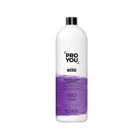Revlon Pro You The Toner Neutralizing Shampoo - Нейтрализующий шампунь для светлых, обесцвеченных и седых волос 1000 мл