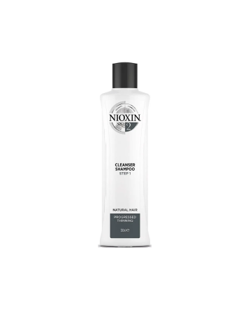 Nioxin System 2 Shampoo - Очищающий шампунь для натуральных истонченных волос 300 мл