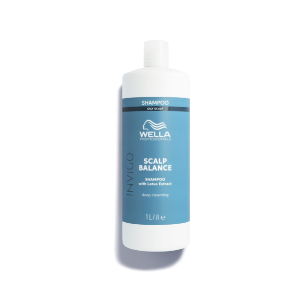 Wella Invigo Scalp Balance Deep Cleansing Shampoo - Глубоко очищающий шампунь для жирной кожи головы