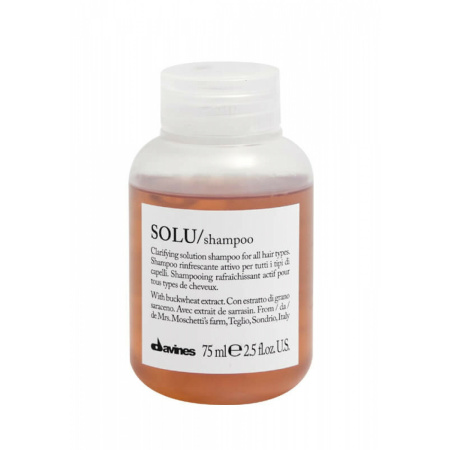 Davines Essential Haircare Solu Shampoo - Освежающий шампунь 75 мл