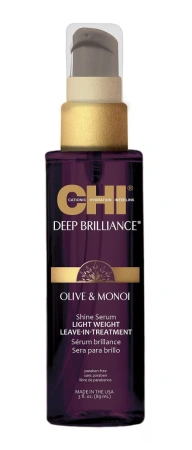CHI Deep Brilliance Shine Serum - Несмываемая сыворотка-сияние для волос 89 мл