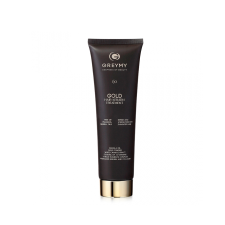 Greymy Gold Hair Keratin Treatment - Кератиновый крем для выпрямления с частицами золота 100 мл