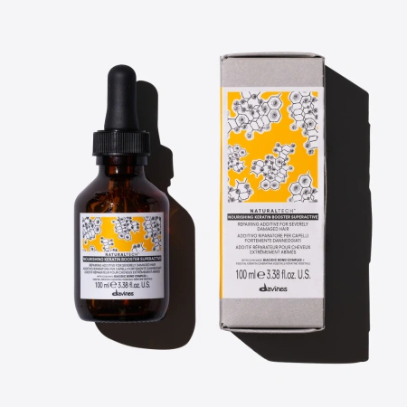 Davines Natural Tech Nourishing Keratin Booster Superactive - Питательный кератиновый бустер для восстановления сильно поврежденных волос 100 мл