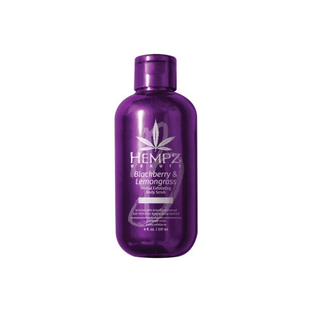 Hempz Beauty Blackberry & Lemongrass Herbal Exfoliating Body Scrub - Скраб для тела Ежевика и Лемонграсс 237 мл