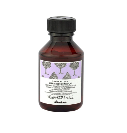 Davines Natural Tech Calming Shampoo - Успокаивающий шампунь для чувствительной кожи головы 100 мл