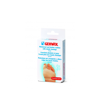 Gehwol Metatarsal And Bunion Cushion With Elastic Bandage - Защитная подушка под плюсну с накладкой на большой палец из гель-полимера и эластичной ткани
