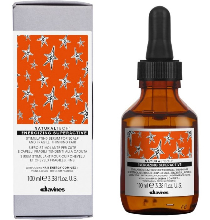 Davines Natural Tech Energizing Superactive - Суперактивная сыворотка от выпадения волос 100 мл