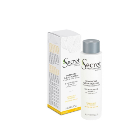 Secret Shampooing Sublim Hydratant - Активно-увлажняющий шампунь с восковым экстрактом нарцисса для сухих и тонких волос 200 мл
