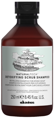 Davines Natural Tech Detoxifying scrub Shampoo - Детоксирующий шампунь-скраб 250 мл