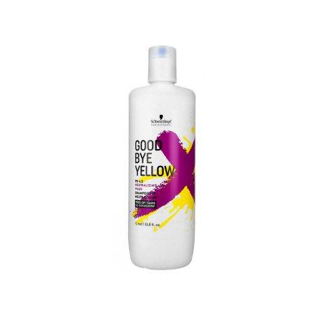 Schwarzkopf Goodbye Yellow Shampoo - Бессульфатный шампунь с антижелтым эффектом 1000 мл