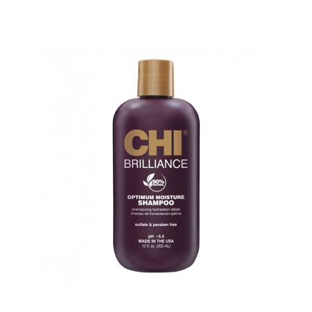 CHI Deep Brilliance Optimum Moisture Shampoo - Увлажняющий шампунь для поврежденных волос 355 мл