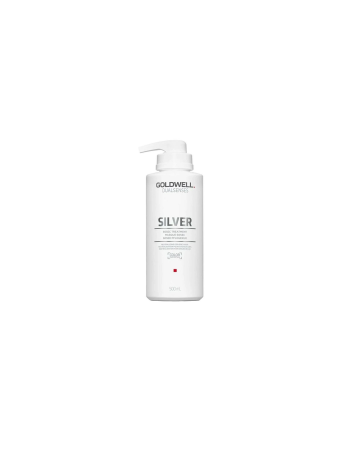 Goldwell Dualsenses Silver 60Sec Treatment - Корректирующая маска для седых и светлых волос 500 мл