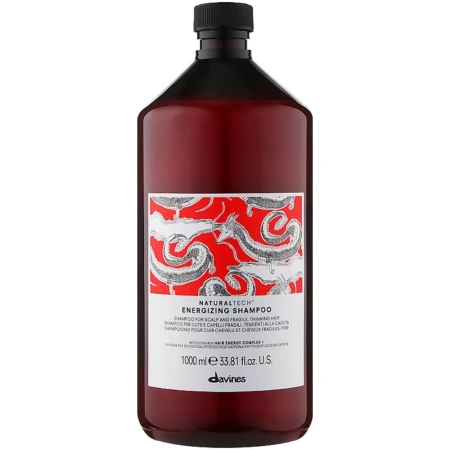 Davines Natural Tech Energizing Shampoo - Энергетический шампунь от выпадения волос 1000 мл