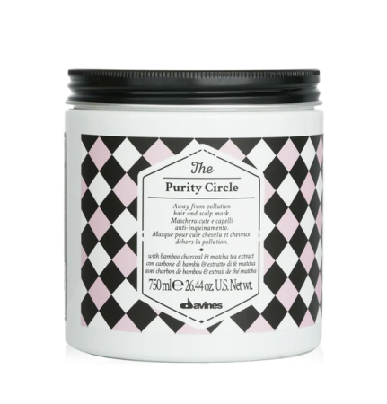 Davines The Circle Chronicles The Purity Circle - Маска-детокс для волос и кожи головы