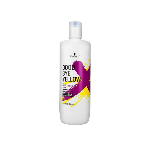 Schwarzkopf Goodbye Yellow Shampoo - Бессульфатный шампунь с антижелтым эффектом