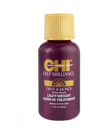 CHI Deep Brilliance Shine Serum - Несмываемая сыворотка-сияние для волос 15 мл