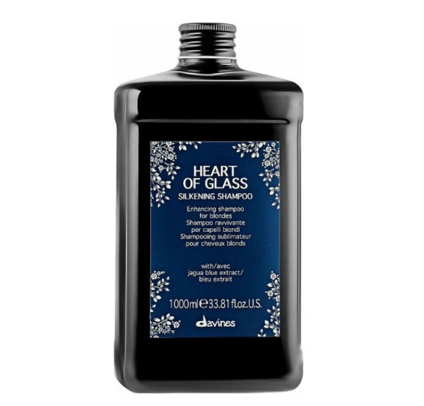 Davines Heart of Glass Silkening Shampoo - Шампунь для сияния блонд
