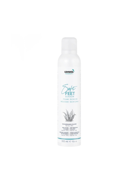 Gehwol Fusskraft Soft Feet Foam - Пенка Алоэ вера и масло оливы с гиалуроновой кислотой