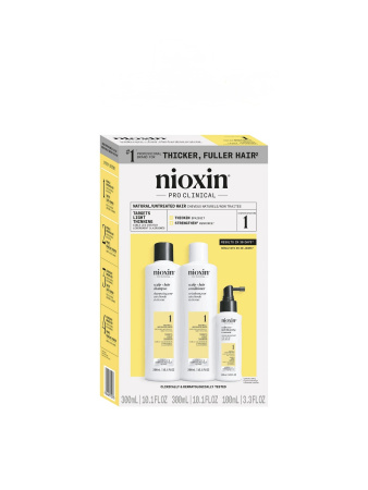 Nioxin System 1 Kit - Набор для натуральных волос с тенденцией к истончению