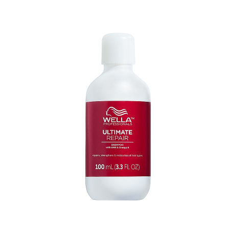 Wella Ultimate Repair Shampoo - Легкий крем-шампунь для поврежденных волос 100 мл