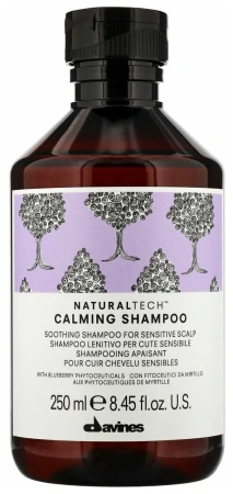 Davines Natural Tech Calming Shampoo - Успокаивающий шампунь для чувствительной кожи головы 250 мл