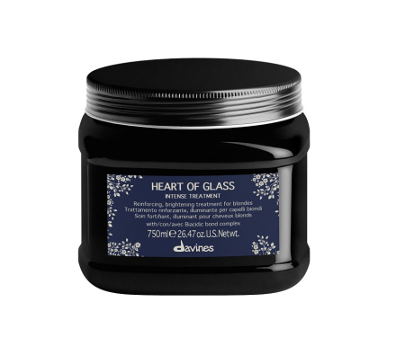 Davines Heart of Glass Intense Treatment - Интенсивный уход для защиты и сияния блонд 750 мл