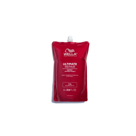 Wella Ultimate Repair Shampoo Refill - Легкий крем-шампунь для поврежденных волос 1000 мл