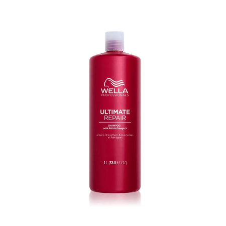 Wella Ultimate Repair Shampoo - Легкий крем-шампунь для поврежденных волос 1000 мл