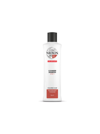 Nioxin System 4 Shampoo - Очищающий шампунь для окрашенных истонченных волос 300 мл